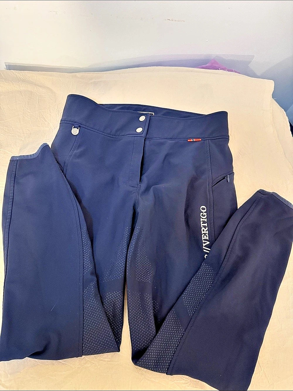 B//VERTIGO Women's Athletic Leggings Size Medium Blue